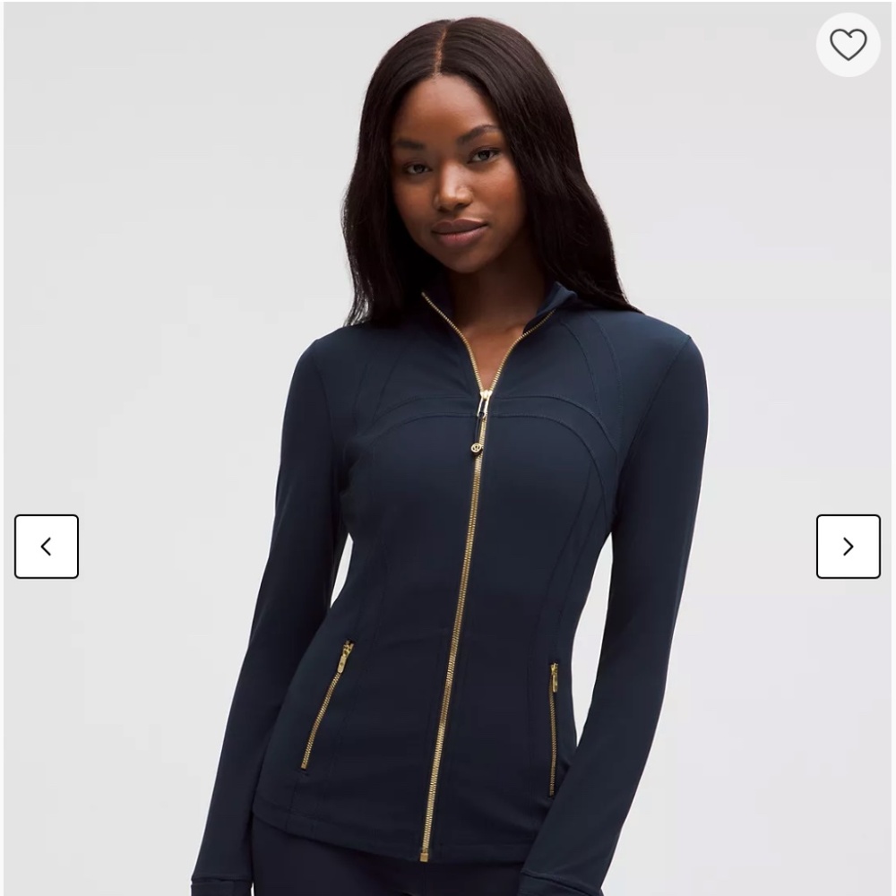 NWOT - Lululemon Define *Nulu* Jacket - Navy/Gold